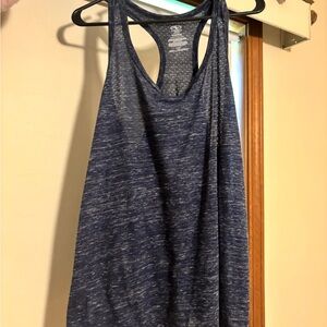 Athletic Works Blue Racerback Tank Top Relaxed Fit